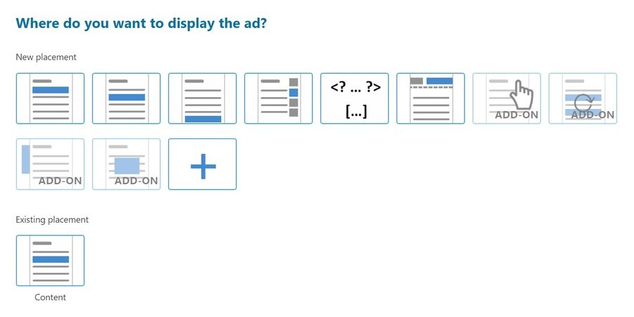 Ad placements